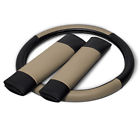 Swpu-s2-bg Oxgord Faux Leather Steering Wheel Cover For Car 819918016467