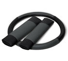 Swpu-s2-gy Oxgord Faux Leather Steering Wheel Cover For Car 819918016412