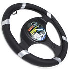 Swpu04 Bk Oxgord Faux Leather Steering Wheel Cover For 840345101884