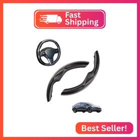 Sx2041018001 Sxunacou For Tesla 2017-2023 Model 3 And 2020-2024 Y Steering Wheel Cover