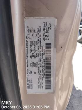 Toyota 235.to1800 Steering Wheel 2000 Tacoma