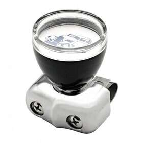70109b United Pacific Steering Wheel Spinner Black With Clear Removable Top