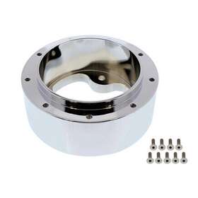 88305 United Pacific Steering Wheel Hub Adapter Chrome Aluminum 3 Bolt