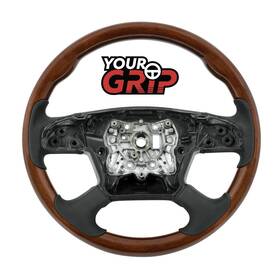 United Pacific 88395 Yourgrip Wood Steering Wheel For 2018-2026 Freightliner Cascadia