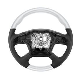 United Pacific 88413 Yourgrip Leather Steering Wheel F/ 2018-2026 Freightliner Cascadia - Pearl White