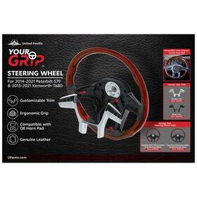 United Pacific 99224 Poster Your Grip Steering Wheel High