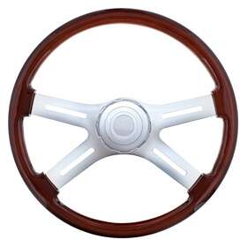 88136 United Pacific Chrome 18 Inch Four Spoke Steering Wheel - Pb 1998-2005 / Kw 2001-2002