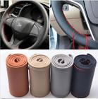 Vfi7561956 Us Genuine Leather Steering Wheel Cover For Car Truck Needles