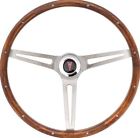 W9873196 Oer Spoke Brushed Walnut Steering Wheel Pontiac Arrowhead Firebird Gto