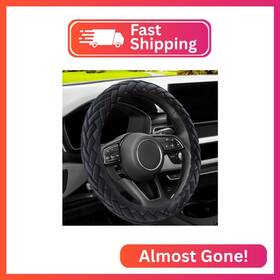 Yhongjt As-015 Soft Velvet Steering Wheel Cover Cute Hands Warm Fuzzy Universal 15 Inc
