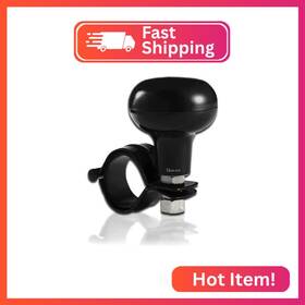 Zento Deals Ga31 Steering Knobs Classic Black Universal Fit Vehicle Wheel Suicide