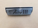 Nos Oem 1966 Plymouth Fury Iii Grille Ornament Emblem. Fixed Price $119.00.