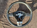 '12-18 Volkswagen Tiguan Steering Wheel Black Leather Multifunction 1T0419091AE. Fixed Price $120.00.