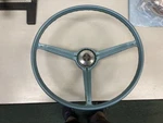 1967 Chevy Camaro Steering Wheel W/horn Button Oem Lt Blue PART#9745768. Fixed Price $275.00.