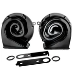 1965 1973 Mustang 1960 1970 Falcon 1966 1977 Bronco Cougar Horn Set W/brackets. Fixed Price $208.95.