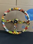 350MM Dish Steering Wheel - Fit 6 Hole Hub Like Vertex Nardi Nrg Grip. Fixed Price $184.99.