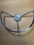 Ford Fairlane 500 Chrome Steering Wheel Horn. Fixed Price $29.00.