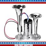 Super Loud Train Horn Compressor 12V Dual Trumpet Air Kit For Trucks Cars Suv. Fixed Price $19.99.