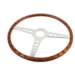 Jaguar E-type Wood Rim Steering Wheel 16" Brushed Aluminium Finish C28590. Fixed Price $439.25.