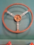 1936 Ford Banjo Steering Wheel. Fixed Price $300.00.