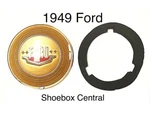 1949 Ford Shoebox Horn Ring Emblem Kit. Fixed Price $49.88.