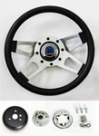 70-76 Dodge Dart Charger Demon Black 4 Spoke Steering Wheel 13 1/2". Fixed Price $159.49.