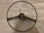 1957 1958 Cadillac Steering Wheel Center Horn Button Chrome. Fixed Price $65.96.