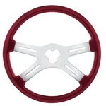 United Pacific 88280 Steering Wheel 18", Vibrant Color, 4 Spoke, Candy Red. Fixed Price $214.78.