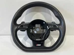 2014-2017 Audi SQ5 Oem Flat Bottom Steering Wheel W/ Paddle Shifters Black (tl). Fixed Price $295.00.