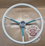 1961-1970 Ford F100 F250 Pickup Truck Oem Steering Wheel & Horn 17" White Tu-ton. Fixed Price $399.00.