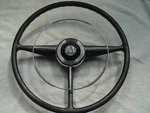1946 1948 Plymouth P15 Deluxe Original Oem Steering Wheel 1119622 17 Inch. Fixed Price $200.00.