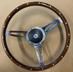 Triumph Herald Vitesse TR4 5 TR6 Classic Polished Alloy Wood 14" Steering Wheel. Fixed Price $254.19.