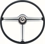 1968 Steering Wheel With Spokes And Brushed Chrome Spider Insert. Fixed Price $311.38.
