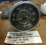 Vw 68-69 Beetle Speedometer Part # 113-957-023C. Fixed Price $100.00.
