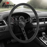 15" Muscle Car Truck Pu Leather Aluminium Steering Wheel 6-BOLT W/ Black Spoke. Fixed Price $85.49.