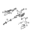 Genuine Mopar Steering Column Bracket 55197262AC. Fixed Price $76.71.