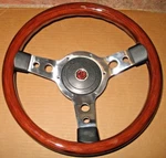 New 13" Wood Steering Wheel And Adaptor For Mgb 1970-1976 Midget 1970-1977. Fixed Price $269.95.
