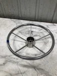 89 Larson Milano 270 Dc Boat Stainless Steel Steering Wheel. Fixed Price $47.00.