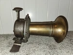Antique Klaxon Hand Push Brass Car Horn. Fixed Price $149.00.