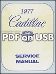 1977 1978 Cadillac Shop And Body Service Manuals Pdf On Usb Repair. Fixed Price $36.00.