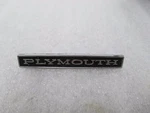 Mopar Nos 1970 1972-74 C Body Plymouth Steering Wheel Nameplate 2996888. Fixed Price $95.00.