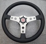 Vintage President Leather Steering Wheel Fiat 126-127 Nos!. Fixed Price $399.00.