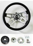 Impala Chevelle Camaro Nova Grant Black 4 Spoke Steering Wheel 13 1/2" Ss Cap. Fixed Price $159.49.