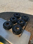 2 Available Wheel Rims 70'S Mercedes Benz Truck/van 309D/ 406D/ & Others. Fixed Price $30.00.
