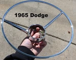 1965 Dodge Dart Steering Wheel Chrome Horn Oem Mopar 2530186. Fixed Price $59.99.