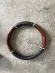 Beige Black Two Tone Steering Wheel Cover For Car Van Suv Truck Auto 15". Fixed Price $6.00.