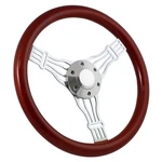 81-82 Chevrolet/gmc Luv Truck 14" Wood Billet Polished Steering Wheel Set Ada.... Fixed Price $197.26.