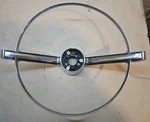1967 Chrysler 300 New Yorker Steering Wheel Chrome Horn 2823669. Fixed Price $25.00.