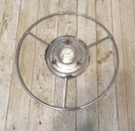 Gm Oem Early 40'S? Buick 8 Banjo Steering Wheel Center Horn Button + Emblem. Fixed Price $450.00.