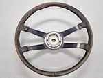 Used Original Genuine Vdm Porsche 911 400MM Black Leather Steering Wheel 2/69. Fixed Price $325.00.